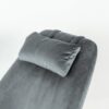 Chel - Velvet Rocking Chair - Light Gray - Image 2