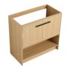 Modern Bathroom Vanity With Ceramic Sink And Soft Closing Doors, 36" Freestanding Cabinet - Oak - Image 20