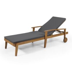 Jason - Chaise Lounge Adjustable Recliner - Gray