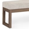 Milltown - Large Ottoman Bench - Platinum - Image 5