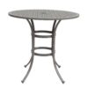 42" Cast Aluminum Round Bar Table - Gray - Image 2