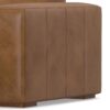 Rex - Right Chaise Sofa Module - Brown - Image 5