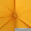 2 Piece High Back Patio Chair Cushion Set, Tufted Adirondack And Rocking Chair Cushions For Garden, Porch Or Office Use - Yellow - Image 4