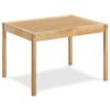 Della - 3 Piece Solid Wood Kids Table & Two Chair Set - Natural - Image 3