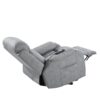 35.4" Electric Power Lift Recliner Chair, Fabric Recliner Chair, Home Theater Seating, Living Room Chair, Side Pocket, Remote Control - Light Gray - Image 16