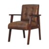 Buffalo - Leather Chair - Brown - Image 3