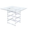 Counter - Height Table Glass - White - Image 2