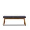 Delilah - Modern Bench - Gray - Image 3