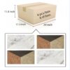 Waterjet Marble 4 Color Marble For Floor And Wall Polished Marble Tile Stone 1 Box Each Pattern 2 Pieces - White / Multi - Image 8