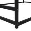 Queen Metal House Shape Platform Bed - Black - Image 11