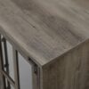 Modern Farmhouse Windowpane Glass Door TV Stand For TVs Up To 65" - Rustic Oak - Image 4