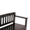 Brooklyn - Entryway Storage Bench - Coffee Brown - Image 3