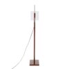 Arturo - Contemporary Floor Lamp - Walnut / White - Image 5