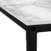 Computer Desk, Home Office, Corner, L Shape, Laptop, Contemporary And Modern - White Marble - Image 6