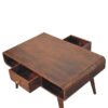 Curved Coffee Table - Walnut - Image 5
