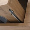 Modern Floating Bathroom Vanity Cabinet With Resin Sink Soft Close Doors And Drawer - Imitative Oak - Image 10