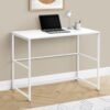Computer Desk, Home Office, Laptop, Left Right Set-Up, Storage Drawers, Work, Contemporary, Modern - White - Image 5