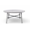 Outdoor Dinning Set 4 Person Outdoor Wooden Dinning Set With An Umbrella Hole And Removable Cushions For Patio, Backyard, Garden - Antique Gray - Image 16