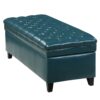 Juliana - Teal Storage Ottoman With Spacious Interior - Teal - Image 4
