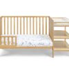 Palmer - 3 In 1 Convertible Crib, Changer Combo - Natural - Image 3