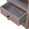 Acid - 2 Drawer Open Bedside Table - Gray Ash - Image 6