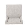 Vienna - Contemporary Tufted Wingback Counter Stools, (Set of 2) - Light Gray / Natural - Image 11
