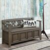 Amherst - Entryway Storage Bench - Farmhouse Gray - Image 9