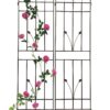 2 Pack Metal Garden Trellis Rustproof Trellis For Climbing Plants Outdoor Flower Support - Brown - Image 17