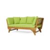 Outdoor Expandable Daybed & Cushions - Teak - Image 4