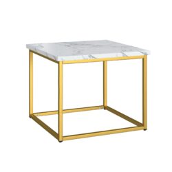 Marb - End Table - White