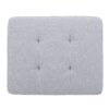 Contemporary Storage Ottoman With Tufted Waffle Stitching - Light Gray - Image 11