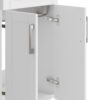 Hennessy - Deluxe Laundry Cabinet With Faucet And Stainless Steel Sink - White - Image 5