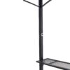 Grill Gazebo 8X5Ft, Outdoor Patio Canopy, Bbq Shelter With Steel Hardtop And Side Shelves - Black - Image 14