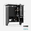 Bathroom Cabinet - Black - Image 5