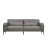 Onyx - Leather Sofa - Gray - Image 2