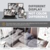 Modern Oversized Modular Sectional Sofa, Sparkling Fabric Soft Cushion Sofa With 6 Pillows, 6 Pieces Diy Combination Tufted Sofa, No Assembly Required - Gray - Image 14