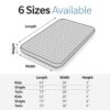 Memory Foam Camping Mattress Foldable, Portable Comfort With Water Resistant Cover - Gray - Image 3