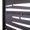 Outdoor & Indoor Privacy Screen Metal Privacy Screen, Steel Decorative Panels - Black - Image 12