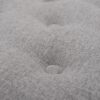 Yolanda - Round Upholstered Accent Ottoman - Light Gray / Ivory - Image 4
