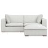 Jasmine - 2 Seater Sofa And Ottoman - Gray - Image 3