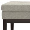 Carlson - Ottoman Bench - Greige - Image 3