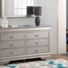 Modern Sophisticated Dresser - Silver Champagne - Image 7