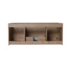 Modern Floating Bathroom Vanity Cabinet With Resin Sink Soft Close Doors And Drawer - Imitative Oak - Image 17