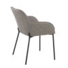 Daniella - Contemporary Dining Chair (Set of 2) - Black / Gray - Image 4