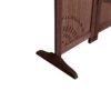 Panel Solid Wood Folding Room Divider - Brown - Image 13