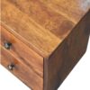 Solis - 2 Drawer Wall Mounted Nightstand - Brown - Image 9