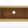 Lowry - Handcrafted TV Media Stand - Oak - Image 7