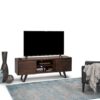Lowry - TV Media Stand - Distressed Charcoal Brown - Image 8