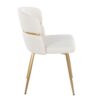 Cinch - Glam / Art Deco Dining Chair (Set of 2) - Gold / Cream - Image 3