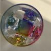 Rainbow Diamond Acrylic Glasses Drinking (Set of 4) Hi Ball 17Oz, Bpa Free Plastic Cocktail Glasses - Clear - Image 5